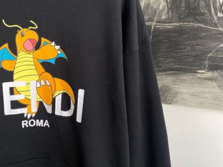 Fendi x FRGMT x Pokemon Felpa Nero foto 3