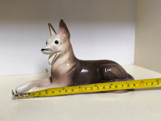Винтажная фарфоровая статуэтка собака.старая Германия. foto 7