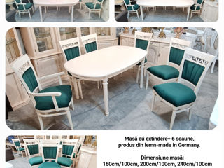 Mese, scaune, produs din lemn importate din Germania,Italia,Franța foto 5