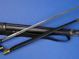 Штык образца 1876 года к винтовке системы Мартини-Генри.Очень длинный! foto 9