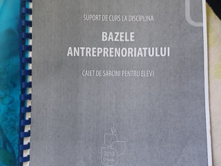 Caiet de sarcini:Bazele Antreprenoriatului