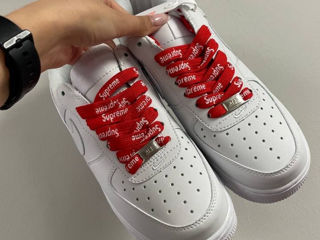 Nike Air Force 1 Low White x Supreme Unisex foto 6