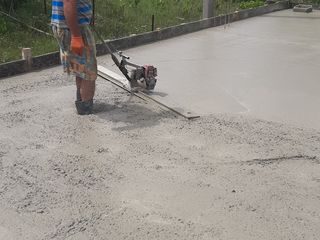 Temelie, fundament, ograzi din beton armat.