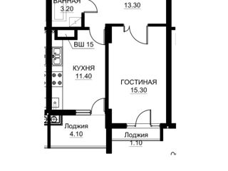 Apartament cu 1 cameră, 47 m², Ciocana, Chișinău foto 3