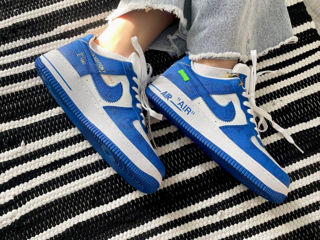 Nike Air Force 1 Low x Louis Vuitton By Virgil Abloh White/Blue Women's foto 8