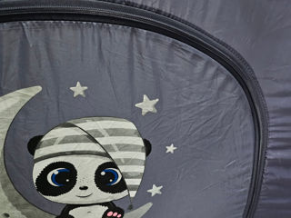 Манеж детский lorelli playground cool grey pandas foto 2