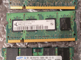 Placi de memorie RAM DDR2 notebook laptop foto 1