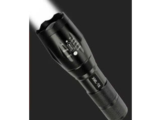 Lanternă tactică puternică T6 LED Telescopic XML-T6 LED foto 1