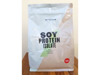Izolat proteic din soia  ( soy protein isolate) - Crema de căpșuni - 1kg