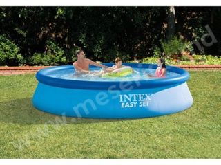 Bazin/Piscina gonflabila 9792L Easy Set 457x84cm cu pompă Intex/Бассейн надувной/ Livrare Gratuita foto 1