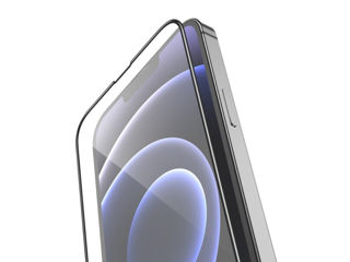 Sticlă de protecție Hoco pentru ecran complet cu protecție pentru margini pentru iPhone-ul tău (A12