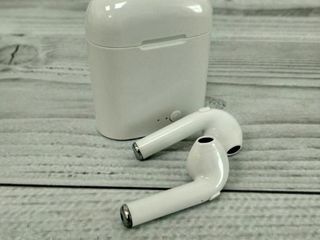 Выгодно!!!беспроводные наушники airpods i7.  всего за 289 лей! foto 5