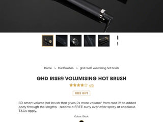 "ghd rise" volumising hot brush / hair straightener foto 4