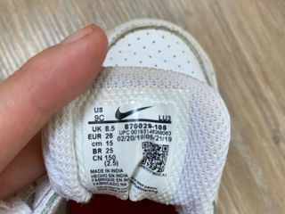 Adidași Nike, mărimea 26, 15 cm, 200 lei foto 2