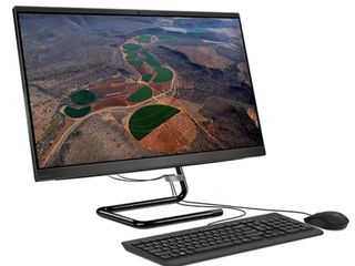 Моноблок + беспроводные мышь и клавиатура - «Lenovo IdeaCentre 3 24ALC6 Black» foto 1