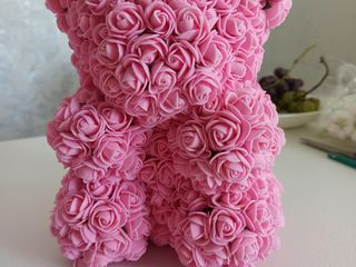 Мишка из роз, оригинальный подарок для девушки ! Ursulet din roze foto 5