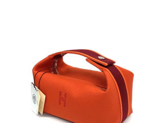 Hermes Orange Bride a Brac PM Vanity Cosmetic Bag