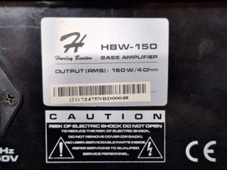 Harley Benton HBW-150 W - bass amplifier  foto 1