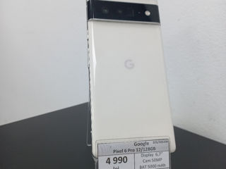 Google Pixel 6 Pro 12/129 GB.  4990 lei