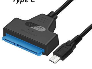 SATA to USB 2.0 / 3.0 / Type C Adapter - 60 MDL foto 4