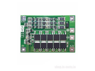 BMS Li-ion board 3S 11.1V 4S 14.8V 40A - 170 lei.