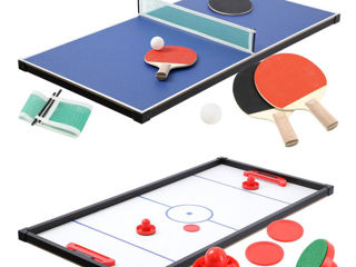 Joc de Baschet, cu 2 inele si 4 mingi, tablă electronică+Masă cu 15 Jocuri-fotbal, biliard, hockey foto 9