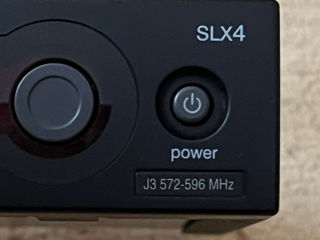 Microfon radio shure SLX4/58 - original foto 2