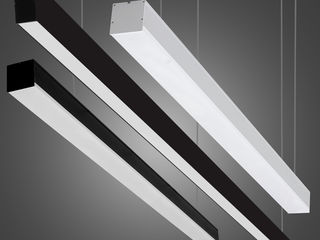 Corpuri de iluminat interior led liniare, panlight, lampa LED suspendata office, banda LED, GTV foto 1
