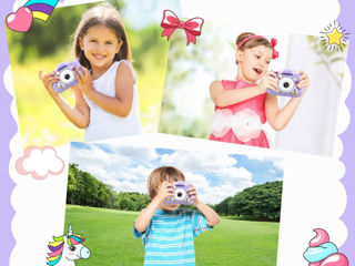 Camera pentru copii Kids Camera Unicorn&Crocodile foto 2