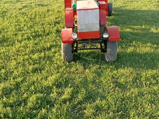 Mini tractor cu remorca și freza foto 5