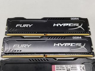 4x 8Gb kit HyperX DDR4 RAM foto 4