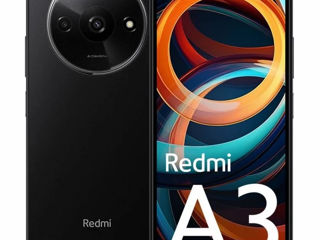 Se vinde / Продам  New Xiaomi Redmi A3 3/64 ГБ 4G  Midnight Black -1800 lei