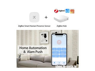 M100 Human presence motion sensor Tuya ZigBee WiFi, Датчик присутствия человека. foto 4