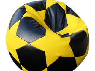 Кресло-мешок футбольный мяч bean-bag "football big star" black&yelow relaxtime