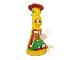 Amsterdam One-Eyed Mushroom Creature Glass bong