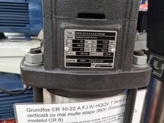 Pompa grundfos cr 32-8 15.0 kw q-30m3/h h-155m foto 4