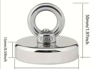 Magnet ce ridica greutati de pana la 130 kg foto 2