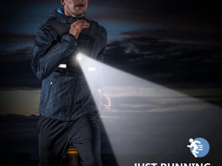Vesta reflectorizanta cu LED pt alergare ciclism  jogging vesta cu lanterna culori diferite led foto 4