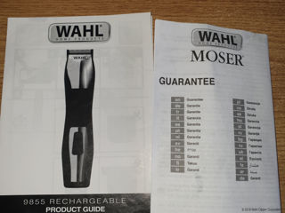 Kit Trimmer Wahl-Moser Groomsman 8-în-1, negru 9855-3717. foto 9