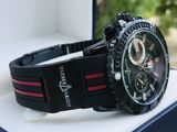 Ulysse Nardin - Marine Chronograph - Full Black - New foto 3