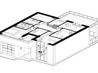 Casă de locuit individuală cu 2 niveluri/196,2m2/ P+E/ renovare/construcții/3D foto 8