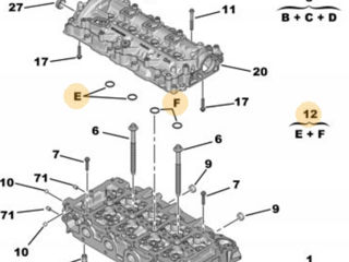 Уплотнительное кольцо форсунки на Peugeot foto 2