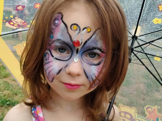 Face Painting. Аквагрим на детский праздник! Pictura pe față! Рисунки на лице/на руке для детей. фото 7