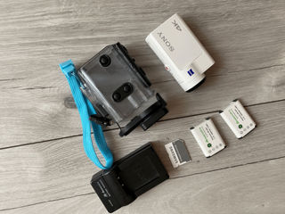 Sony Action Cam FDR-X3000 4K с Wi-Fi и GPS (Б/У) Полный комплект креплений foto 9