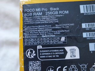 Xiaomi Poco M6 Pro 8/256 gb. Nou! Black! foto 2