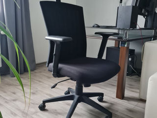 Кресло ergostyle-720s с изменяемым углом наклона, black , black б/у