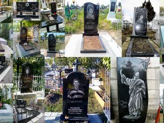 Monumente funerare din granit în Chişinău. Preţuri reale, calitate garantată.