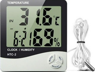 Termohigrometru cu ceas Термогигрометр с часами foto 5