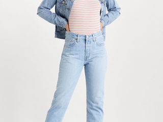 Blugi Levis 501 cropped mar 26,H&M albi mar 34(XS)