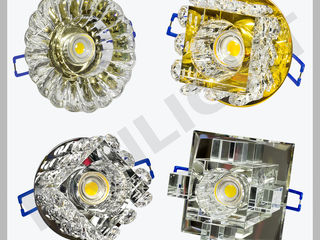 Spoturi încastrate, spoturi aplicate, spoturi LED, Panlight, iluminarea cu LED in Moldova
